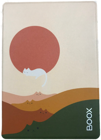 Cover case for the ONYX BOOX Poke 2/Poke 3/Poke 4 Lite (Orange Meow)